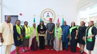 Henry Nwawuba and SWIT in group photo