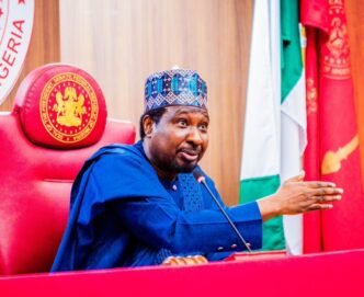 Senate Deputy President Barau Jibrin presiding over economic session