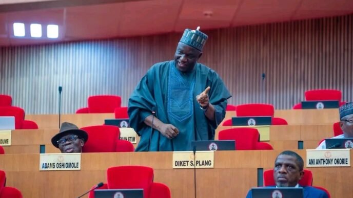 Senate in session discussing security resolutions regarding the Plateau State killings and IGP Olatunji Disu investigation.