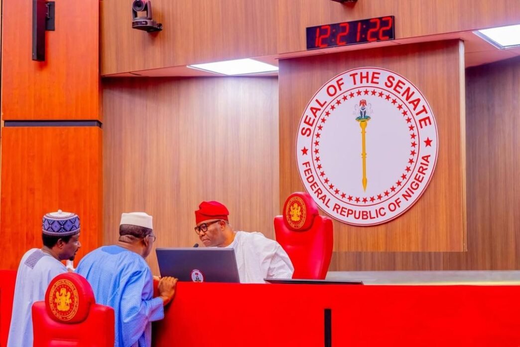 Senate President Godswill Akpabio presiding over plenary declared three senatorial seats vacant.