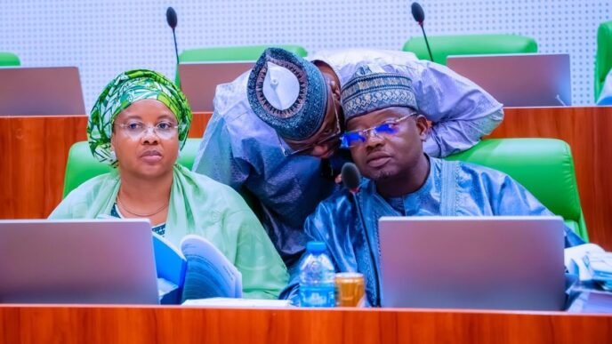 Hon. Kafilat with Ad-Hoc Committee Members Investigating Power Sector Reforms