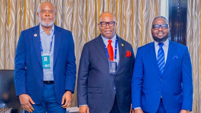 Henry Nwawuba at the 152nd IPU Assembly in Istanbul