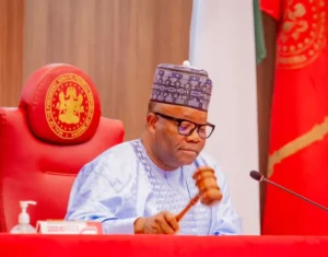 Senate President Akpabio presides
