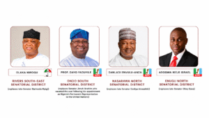 Senate President Godswill Akpabio has officially sworn in four new senators representing Rivers, Nasarawa, Enugu, and Ondo following recent INEC bye-elections. Read the official details from the Red Chamber.