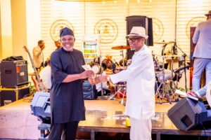 Henry Nwawuba receiving Institutional Achievement Award at National Assembly Open Week 2026
