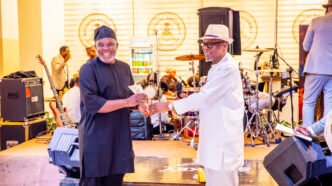Henry Nwawuba receiving Institutional Achievement Award at National Assembly Open Week 2026